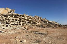 الحرب تدمر حوالي 90% من مخيم حندرات في حلب