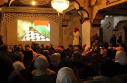 أمسية فنية بحضور حشد من اللاجئين الفلسطينيين في قدسيا بدمشق