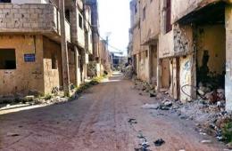 قصف بإسطوانات الغاز يستهدف مخيم درعا جنوب سورية 