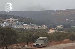 إصابة طفل فلسطيني إثر قصف طيران التحالف الدولي على تجمع للاجئين قريب الحدود التركية السورية 