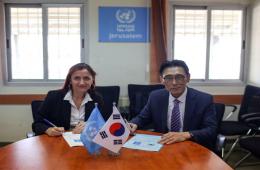 كوريا الجنوبية تتبرع بنصف مليون دولار للأطفال الفلسطينيين في سورية