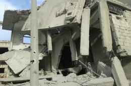 كاميرا مجموعة العمل ترصد صوراً حديثة للدمار في مخيم درعا للاجئين الفلسطينيين جنوب سورية