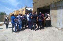 توزيع 50 سلة غذائية على بعض العائلات الفلسطينية السورية في البقاع الأوسط 