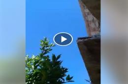 خاص لمجموعة العمل | فيديو لتحليق طائرات الاستطلاع في سماء مخيم درعا للاجئين الفلسطينيين جنوب سورية