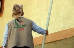فلسطين الخيرية" تواصل عملها لتأمين المياه للاجئين الفلسطينيين جنوب دمشق