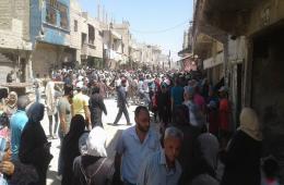 مصادر خاصة لمجموعة العمل: تؤكد عودة العائلات القاطنة بين منطقة السكة حتى جامع معاذ بن جبل أول أيام عيد الأضحى