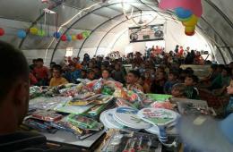 هيئة فلسطينيي سورية للإغاثة والتنمية تختتم ناديها الصيفي شمالي حلب