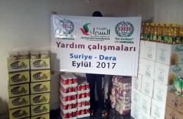 هيئة فلسطينيي سوريا تستمر بتقدم خدماتها الطبية والإغاثية لأهالي تجمع المزيريب