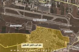 سقوط صاروخ بالقرب من مقبرة الشهداء في مخيم النيرب 