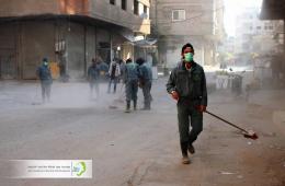 جفرا تواصل تقديم خدماتها للعائلات النازحة من مخيّم اليرموك