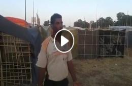 كاميرا مجموعة العمل ترصد الواقع المأساوي الذي تعيشه أكثر من 115 عائلة فلسطينية في تجمع زيون جنوب سورية