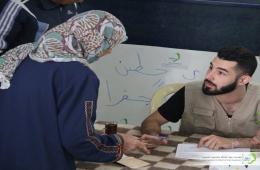 جفرا للإغاثة والتنمية توزع مساعداتها الغذائية على 300 عائلة فلسطينية في حي برزة 