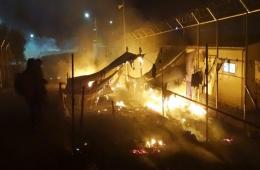 أكثر من 20 جريحاً في جزيرة متليني اليونانية إثر قتال عنيف بين اللاجئين 