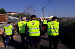 توزيع مساعدات إغاثية على عدد من العائلات الفلسطينية السورية في مدينة صور اللبنانية