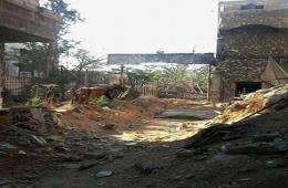 قصف واشتباكات  على محور قطاع الشهداء في مخيم اليرموك 