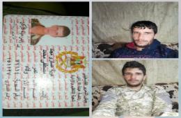 أحد عناصر جيش التحرير الفلسطيني يقضي أثناء قتاله في ريف دمشق 