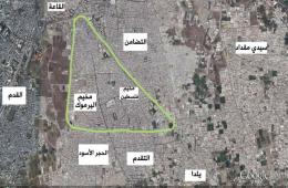 هدوء  حذر في مخيم اليرموك  وحالة ترقب لما ستسفر عنه مفاوضات المناطق الجنوبية 