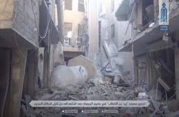 إيجاز صحفي حول آخر التطورات في مخيم اليرموك يوم 22 نيسان إبريل 2018