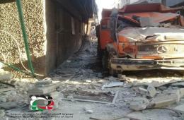 لاجئ فلسطيني وزوجته يقضيان إثر القصف على مخيم اليرموك بدمشق