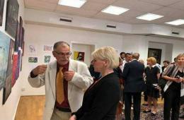 معرض للفنان الفلسطيني السوري مأمون الشايب في العاصمة السويدية ستوكهولم