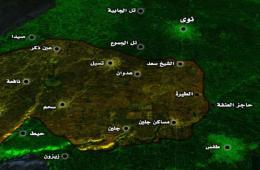 معارك بين المعارضة السورية المسلحة و"داعش" في حوض اليرموك بدرعا 