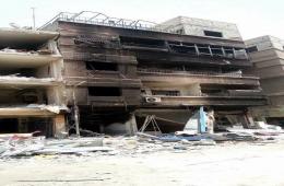 شاهد: آثار الدمار في شارع القدس بمخيم اليرموك 