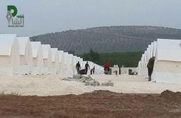 مهجرو اليرموك في مخيم دير بلوط يؤكدون تمسكهم بحقهم بالعودة إلى فلسطين 