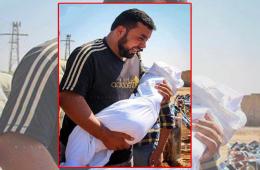 والد رضيع فلسطيني يكشف تفاصيل إعدام طفله ميدانياً على يد النظام السوري  في منطقة برزة بدمشق 