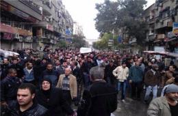  (200) ألف فلسطيني فروا من سورية منذ اندلاع الحرب فيها  