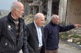 وفد من الجبهة الديمقراطية يزور مخيّم حندرات