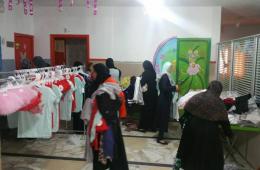 توزيع السبة جديدة على العائلات الفلسطينية السورية بمنطقة سبلين في لبنان