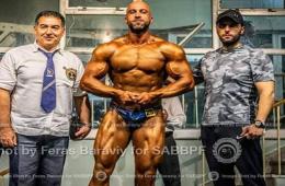 الفلسطيني مراد مصطفى الأول في بطولة سوريا لكمال الأجسام 