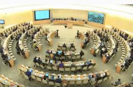 شاهد: مداخلة المدير التنفيذي لمجموعة العمل عن المعتقلين الفلسطينيين في سورية بجنيف