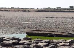 جفاف بحيرة المزيريب يرخي بظلاله الاقتصادية الثقيلة على العائلات الفلسطينية والسورية 