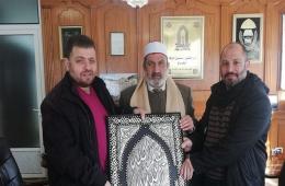 تجمع فلسطينيي سورية في البقاع يلتقي مفتي بعلبك الهرمل 