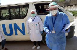 الأونروا تنظم زيارات لمنازل كبار السن في مخيم النيرب