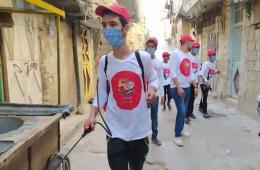 حملة تعقيم جديدة في مخيم جرمانا