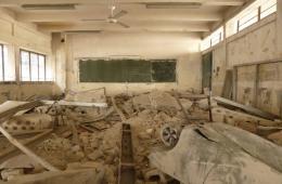 اعتماد يوم دولي للتعليم في ظل دمار عشرات مدارس الأونروا في سوريا