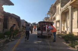 لمواجهة كورونا.. حملة تعقيم وتوعية في مخيم حندرات بحلب 