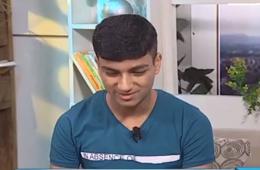 تفوق طالب فلسطيني من ذوي الاحتياجات الخاصة بشهادة التعليم الأساسي في سورية 