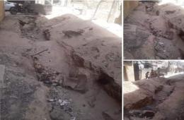 شكاوى من حفريات لم يتم إصلاحها في مخيم النيرب بحلب 