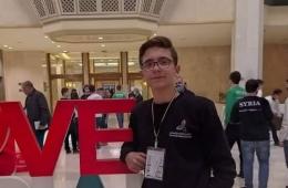 فلسطيني ينال المركز الرابع في الأولمبياد العلمي بسورية 