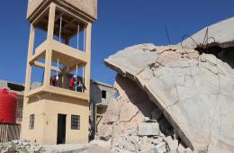 تزويد مخيم حندرات بماء الشرب بعد إعادة تأهيل المضخة