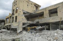 الأونروا تبدأ بإعادة تأهيل وترميم منشآتها في مخيم حندرات 