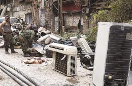 تقرير توثيقي لمجموعة العمل 93% من أهالي مخيم اليرموك تعرضت منازلهم للنهب والتعفيش 