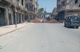 إصابتان من أبناء مخيم درعا برصاص حاجز للنظام 