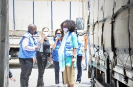 وفد من رئاسة الأونروا يطّلع على برامج الوكالة في سورية 