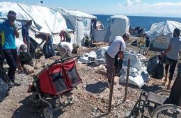 المهاجرون في موريا يشكون انتشار القوارض والحشرات