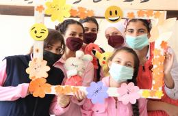 حملة توعية بمخلفات الحرب في مدارس الأونروا بسورية 