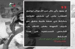 مجموعة العمل تنشر البطاقة رقم (36) من مشروع نحو وعي قانوني